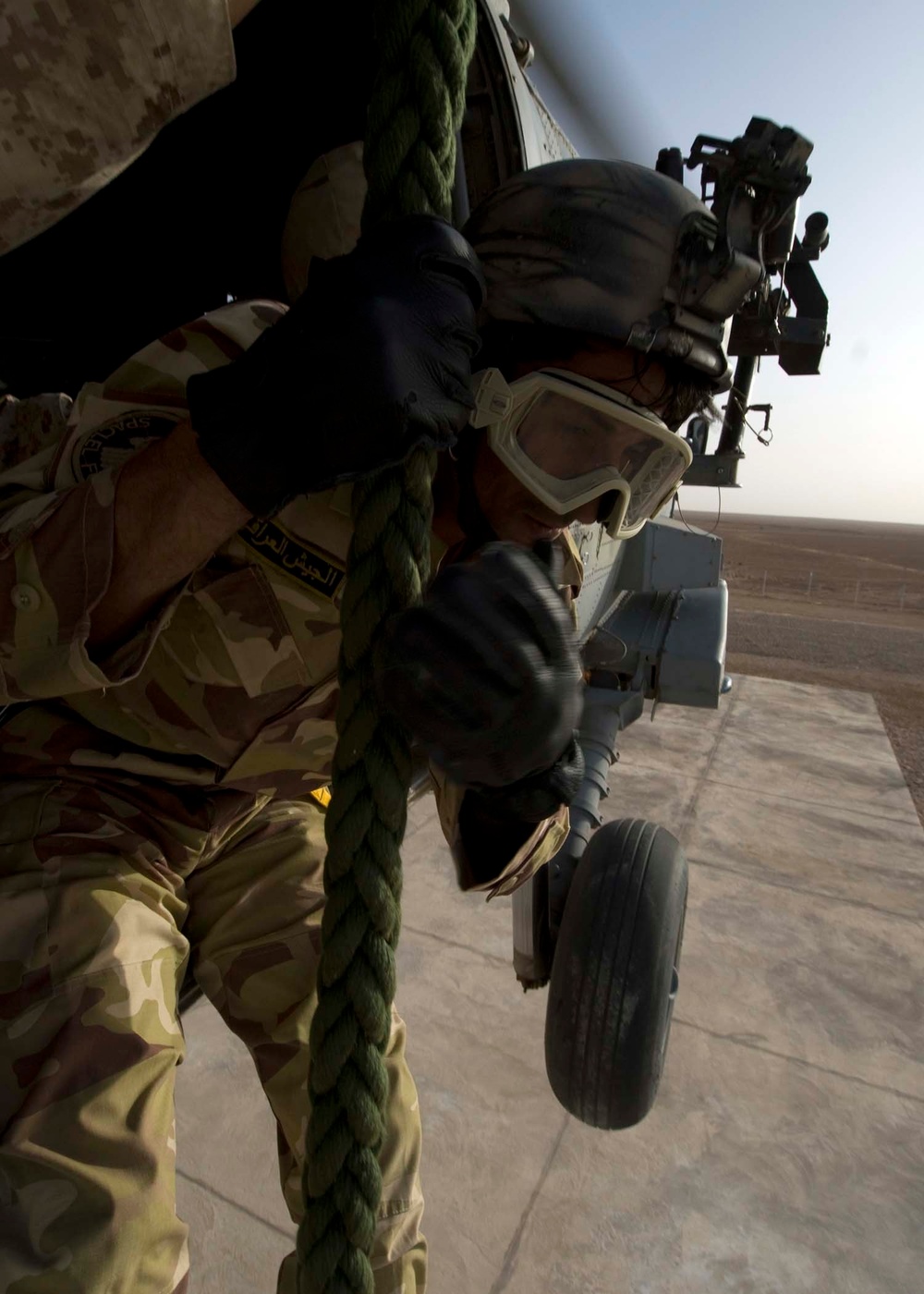 Iraqi Special Operations Forces Helo training