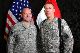 Childhood friends reunite in Iraq