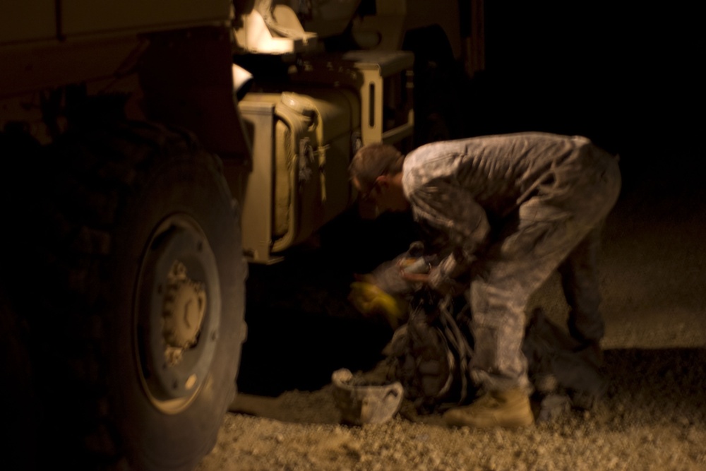 Patrol in Kirkuk, Iraq