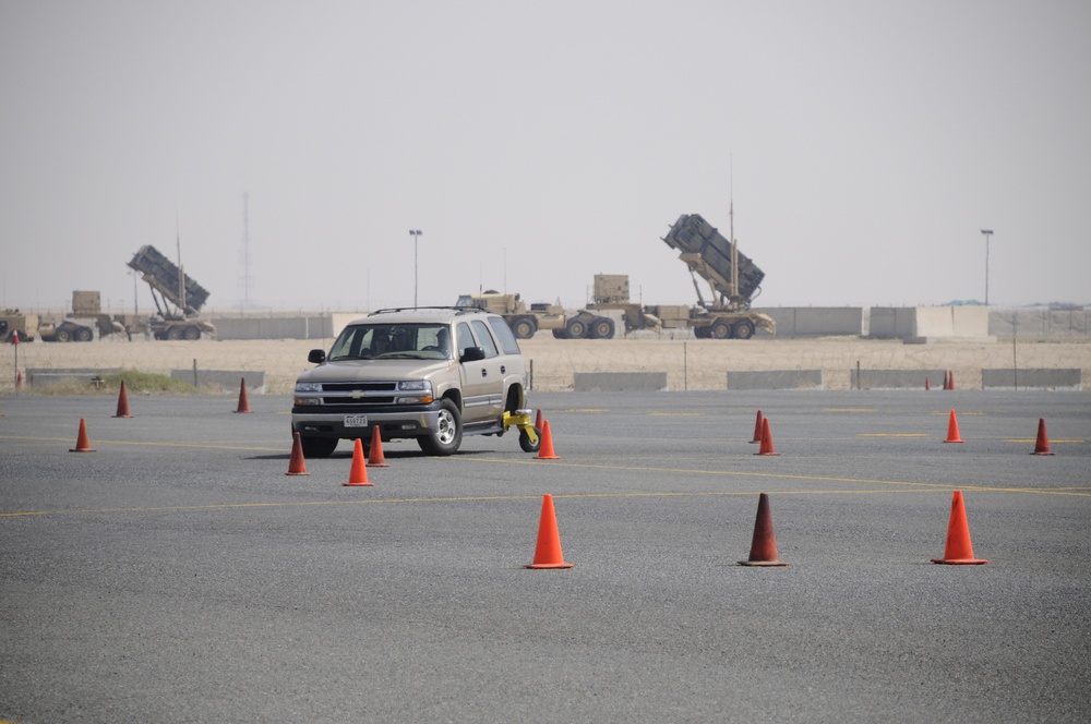 Army Safe Driver Training in the Desert