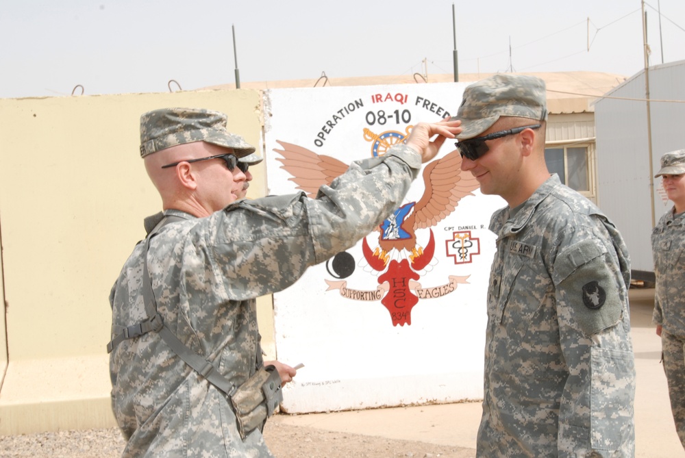 Spc. Huberty Promotion