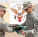 Spc. Huberty Revieves Army Achievement Medal