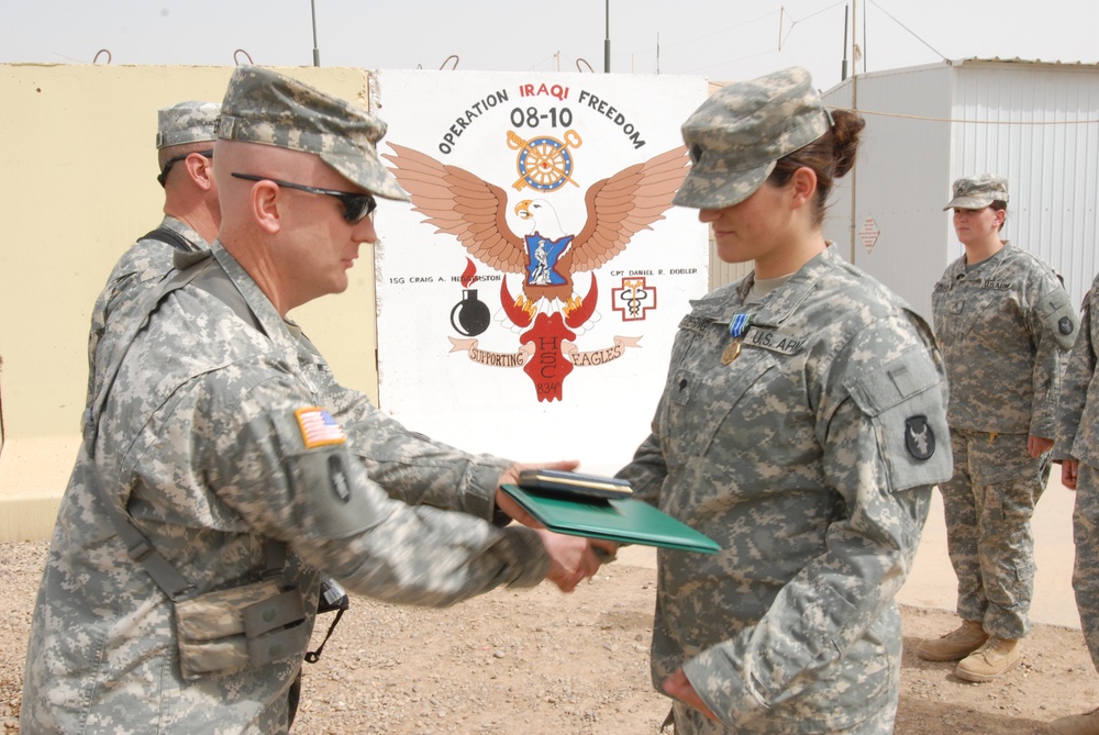 Spc. Goehring Receives Army Achievement Medal