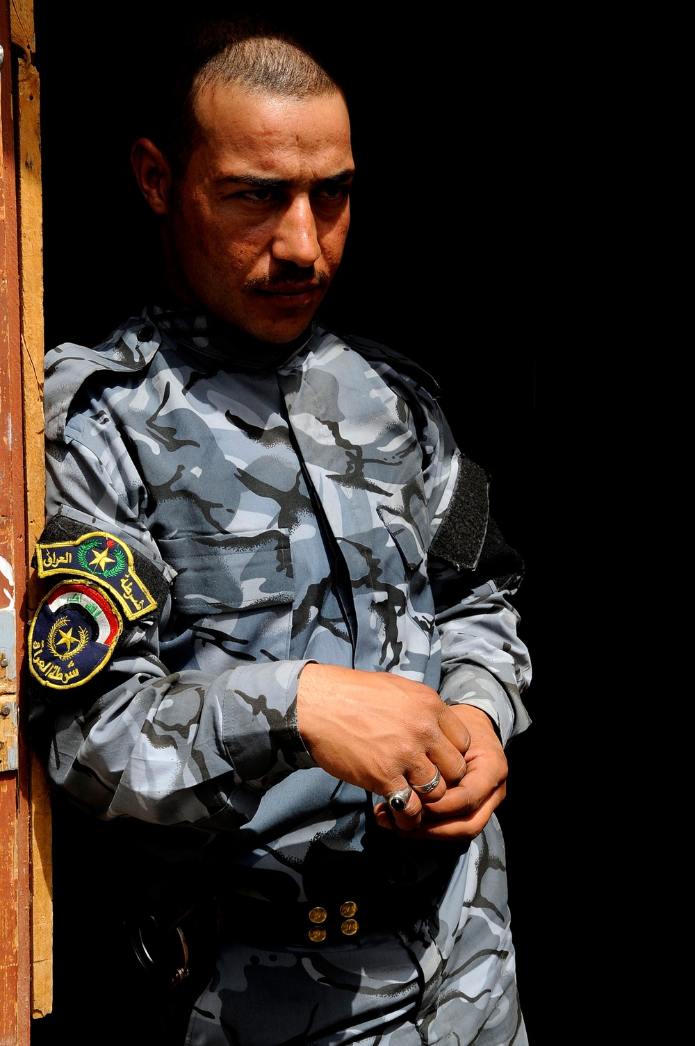 Iraqi police training in Mosul