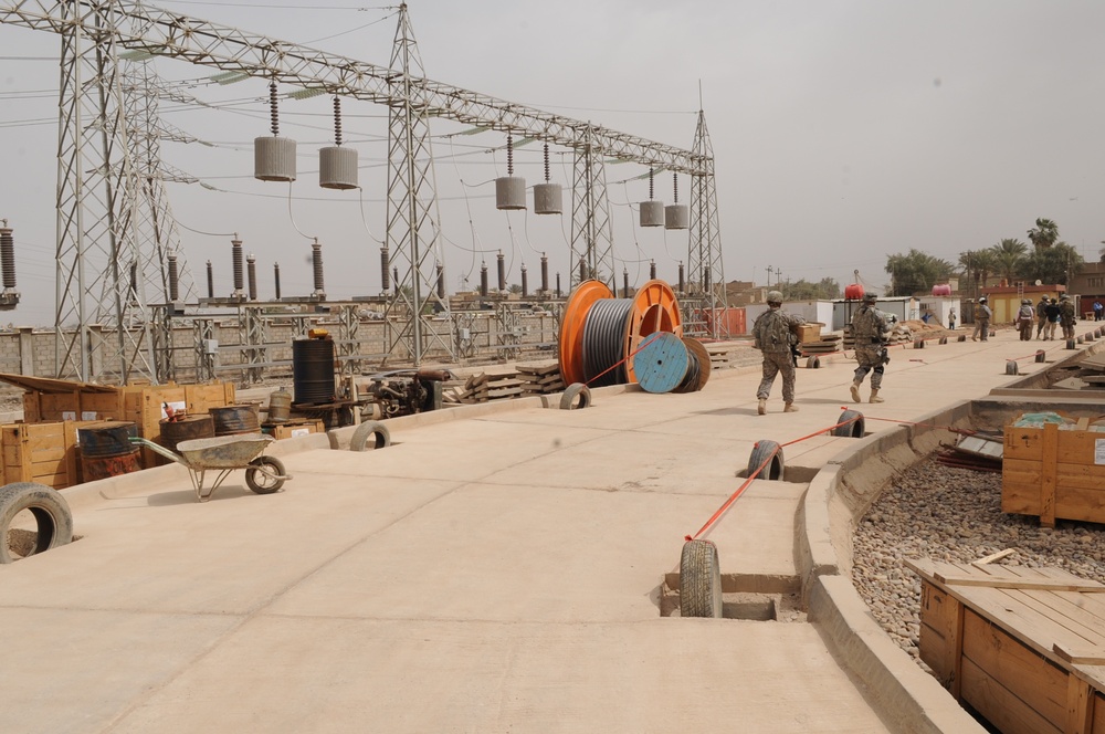 Electrical substation in Oubaidy