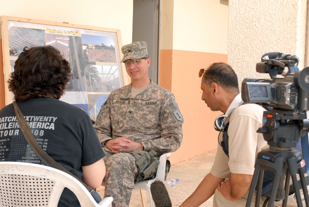 Market opening in Abu Ghraib