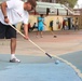 Camp Lemonier Volunteers Revitalizes Djibouti Basketball Court