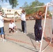 Camp Lemonier Volunteers Revitalizes  Djibouti Basketball Court