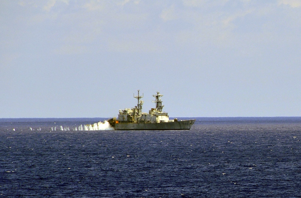 Struck by cannon fire