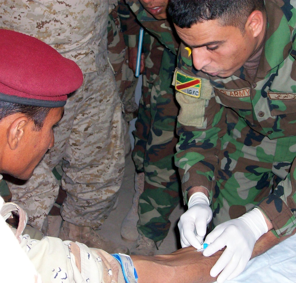 Coalition forces train and maintain combat medic skills