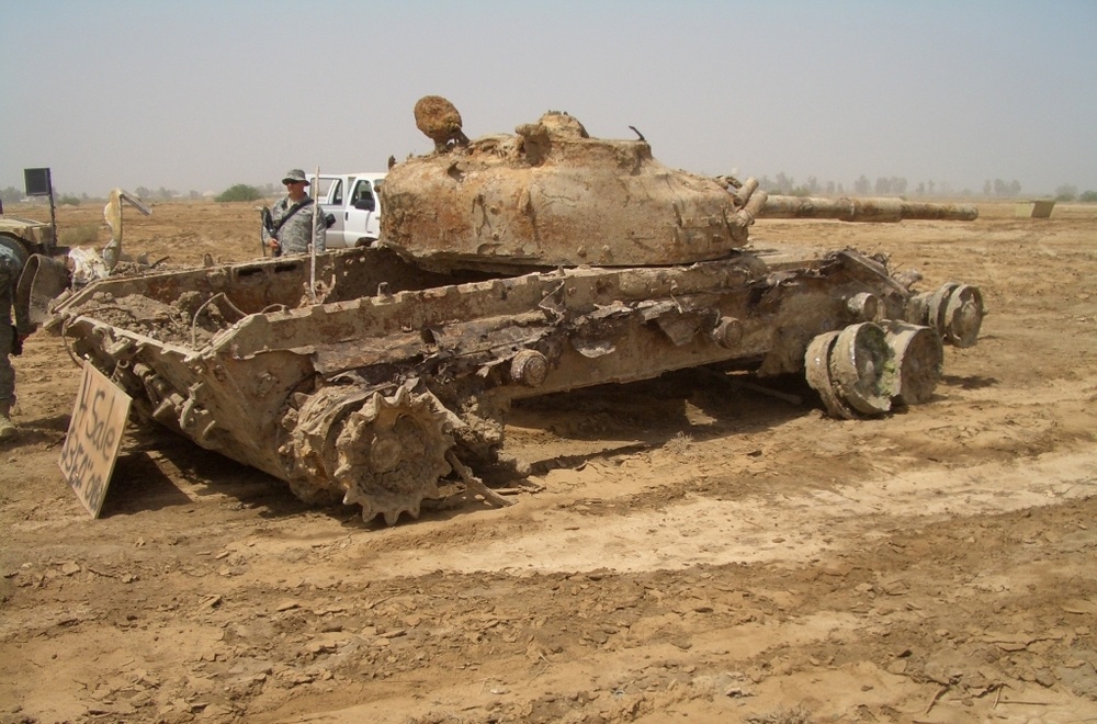 Engineer Airfield Expansion Mission Uncovers Tank