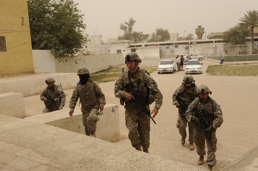 Patrol in Baghdad, Iraq
