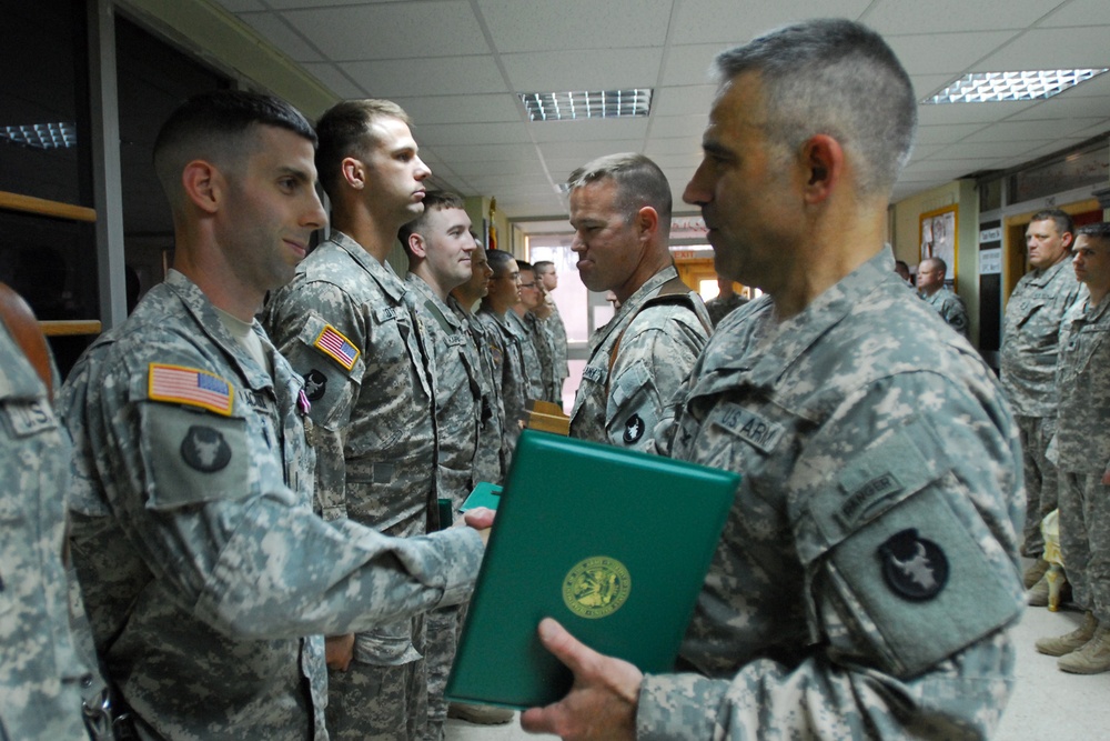 1st Lt. Lacroix Receives Meritorious Service Medal