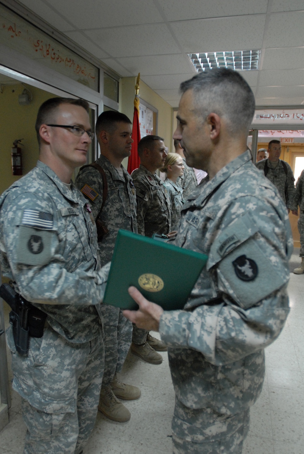 Sgt. 1st Class Goble Receives Meritorious Service Medal