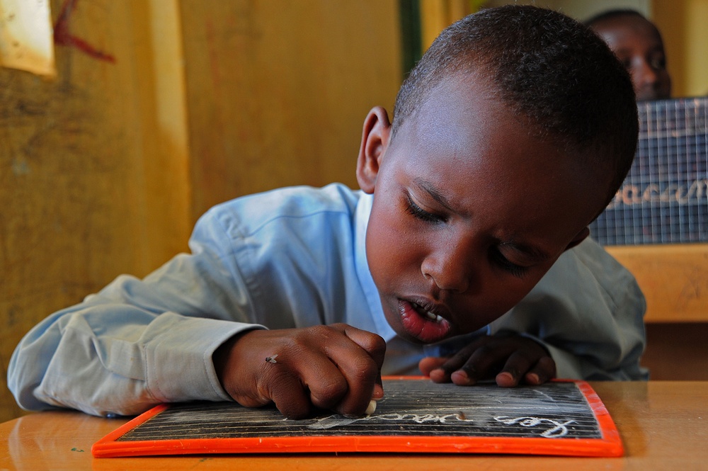 Children Learn in Djboutian School