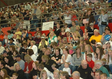 82nd Cavalry mobilization ceremony
