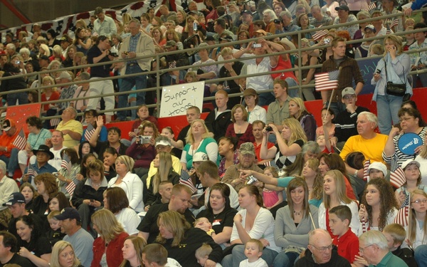 82nd Cavalry mobilization ceremony