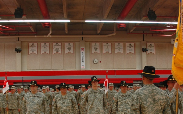 82nd Cavalry mobilization ceremony