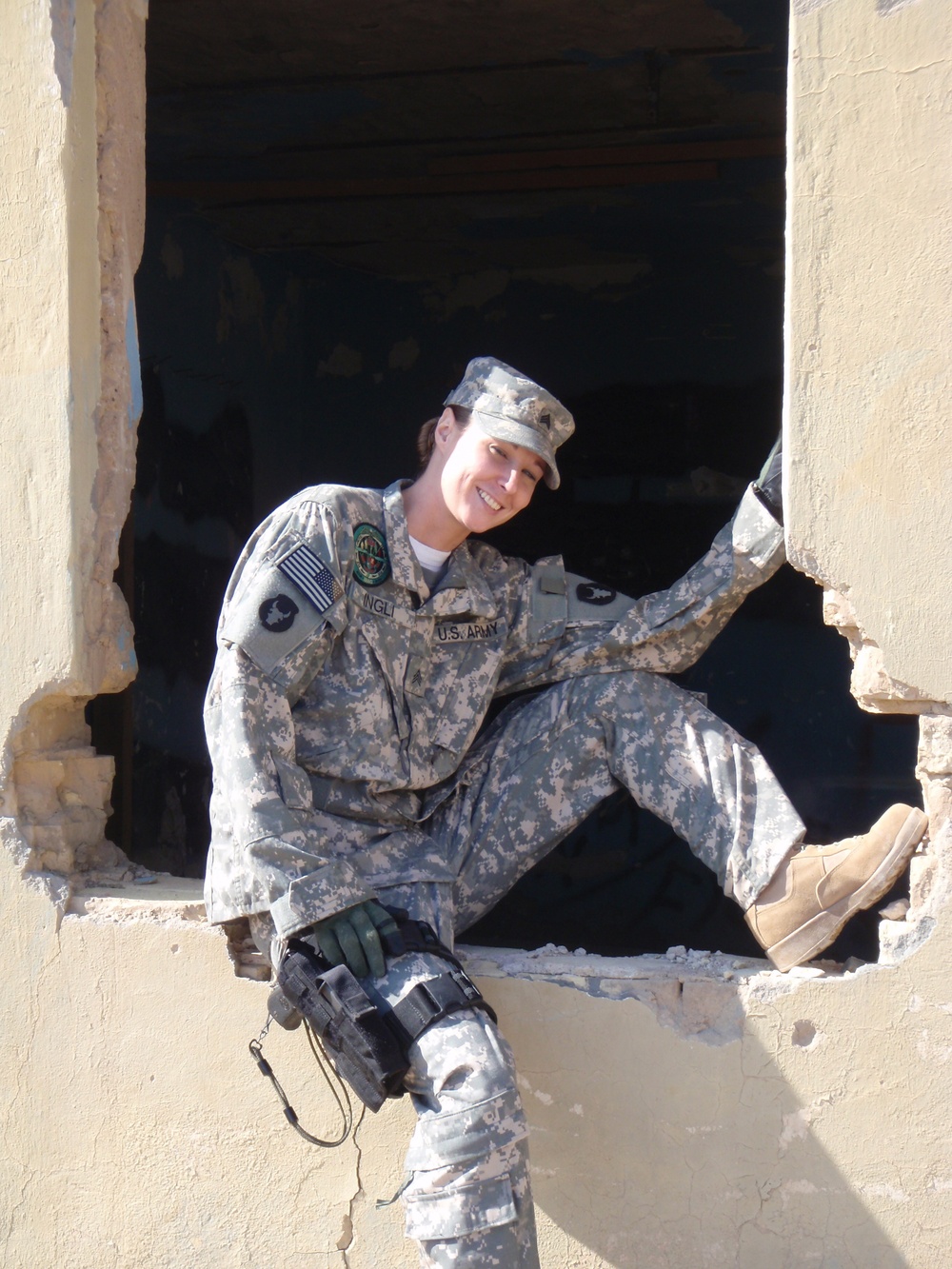 Soldiers Hang Up One Uniform for Another