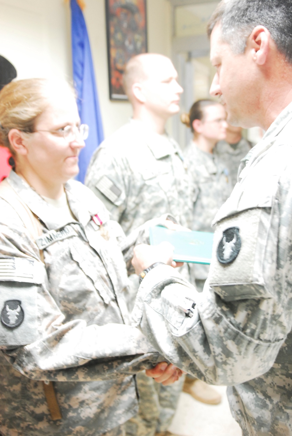 Sgt. 1st Class Zimmerman Receives Meritorious Service Medal