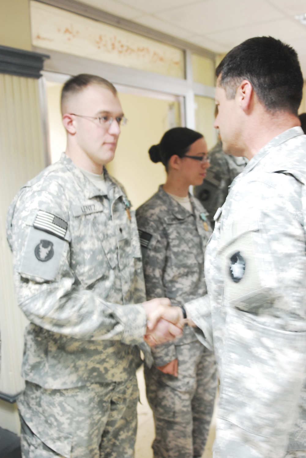 Spc. Lentz Receives Army Commendation Medal