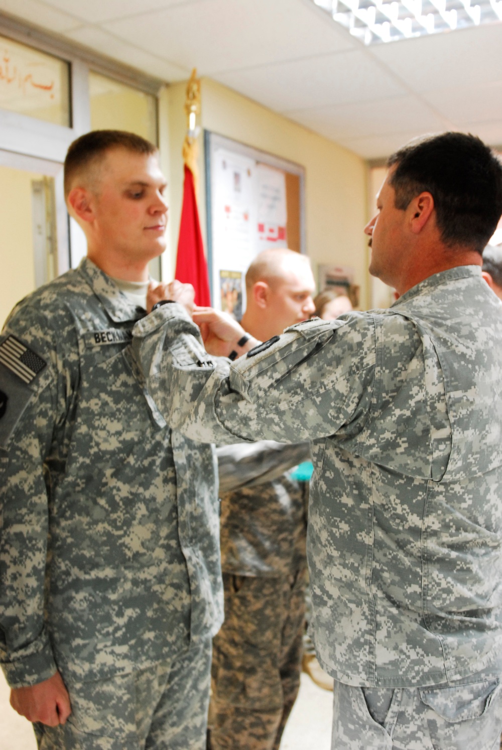 Spc. Beckman Receives Army Commendation Medal