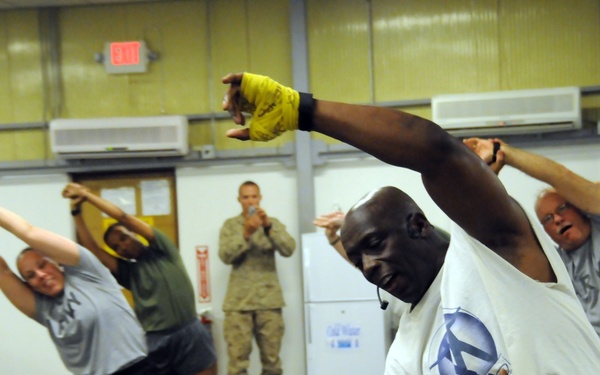 Tae Bo comes to Camp Ramadi