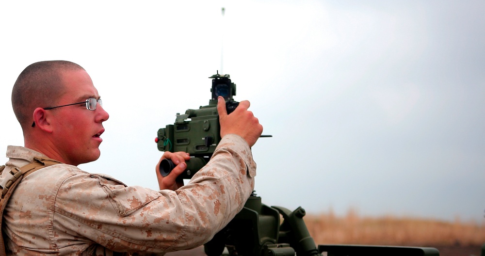 Live-fire artillery exercise in Japan