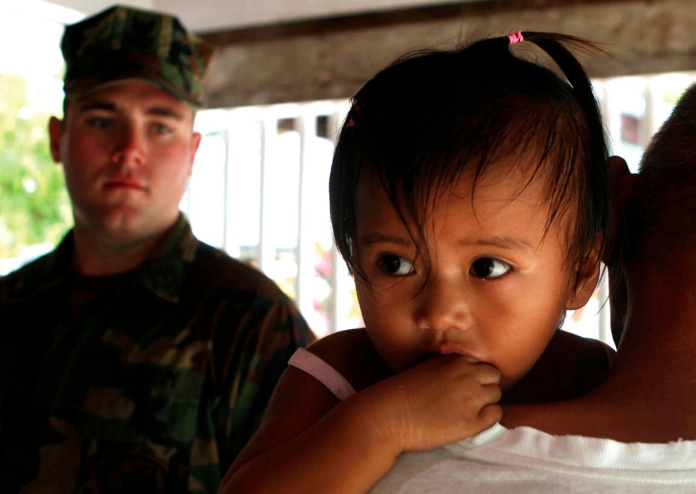 Corpsman celebrates birthday by giving gift of life to Filipina toddler