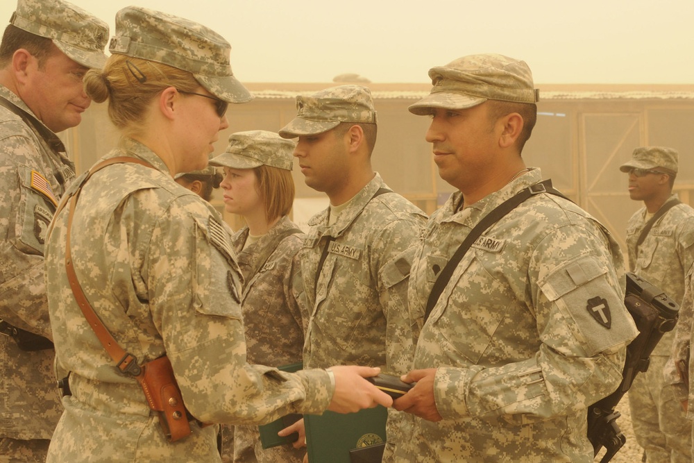 Soldiers Receives Meritorious Service Medal