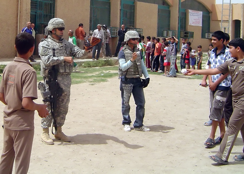Soldiers hit home run with partnership