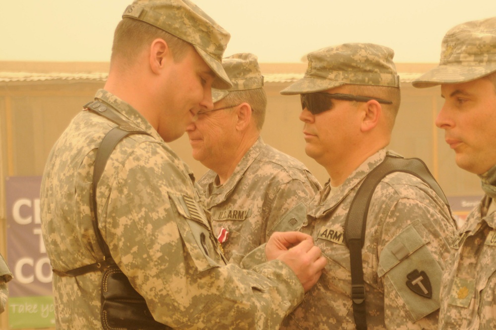 Soldiers Receives Meritorious Service Medal