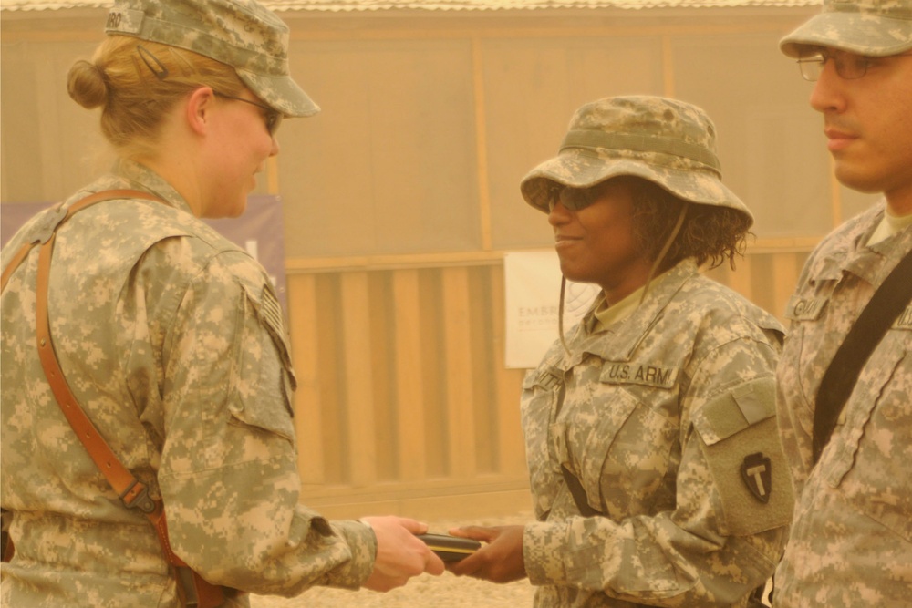 Soldiers Receives Meritorious Service Medal