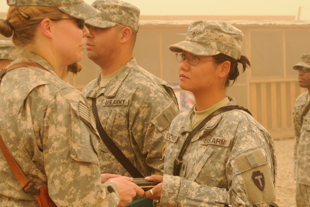 Soldiers Receives Medal