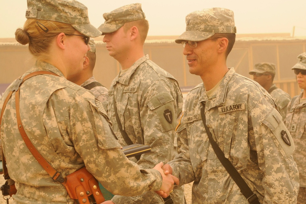 Soldiers Receives Medal