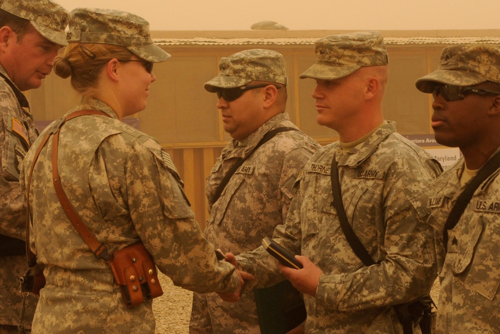 Soldiers Receives Meritorious Service Medal