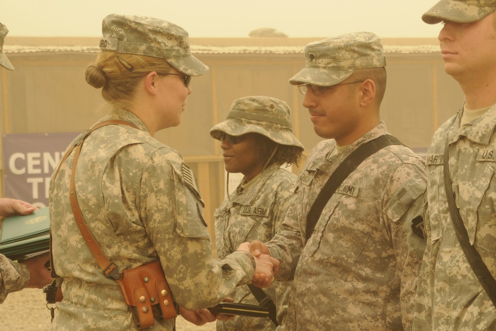 Soldiers Receive Medal