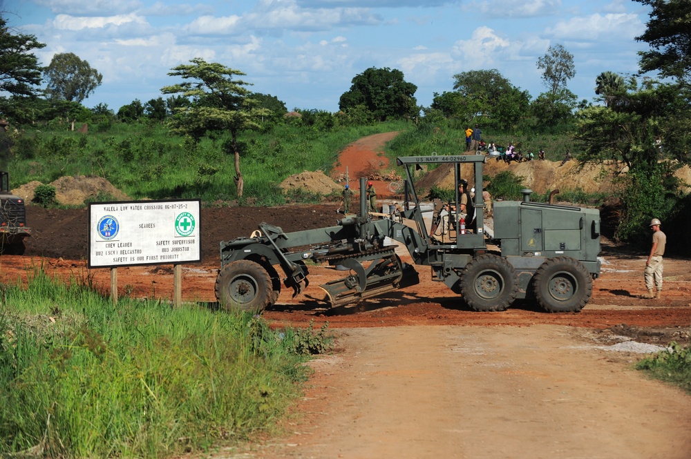 Seabees Complete Walela Culvert Bridge