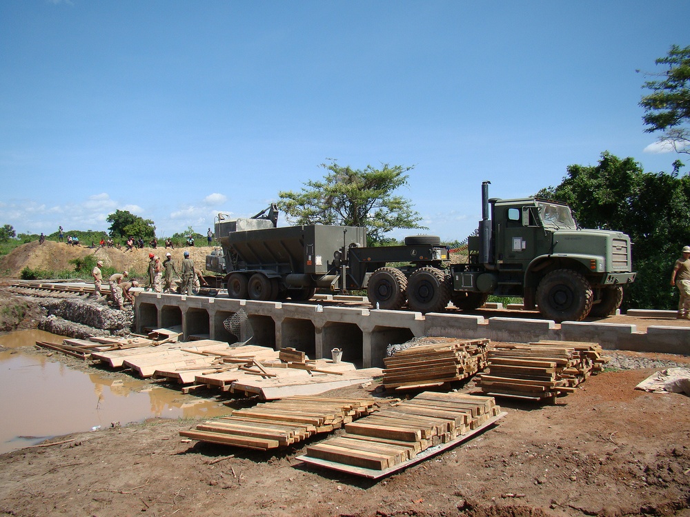 Seabees Complete Walela Culvert Bridge