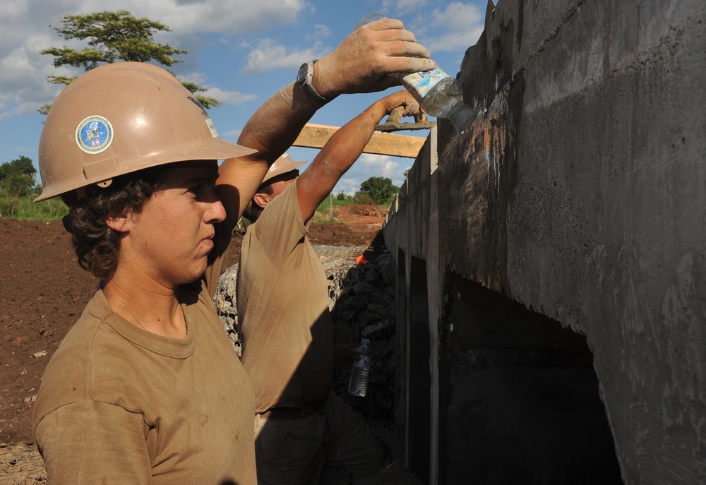 Seabees Complete Walela Culvert Bridge