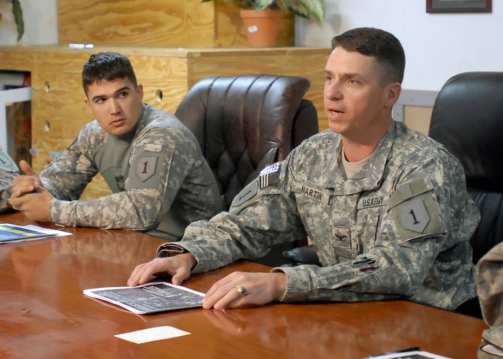 Dagger senior leadership conducts video teleconference with Kansas cadets
