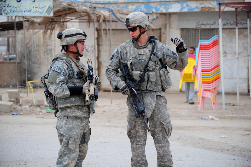 Patrol and fire station opening in Abu Ghraib