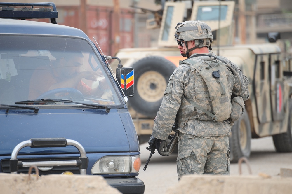 Patrol and fire station opening in Abu Ghraib