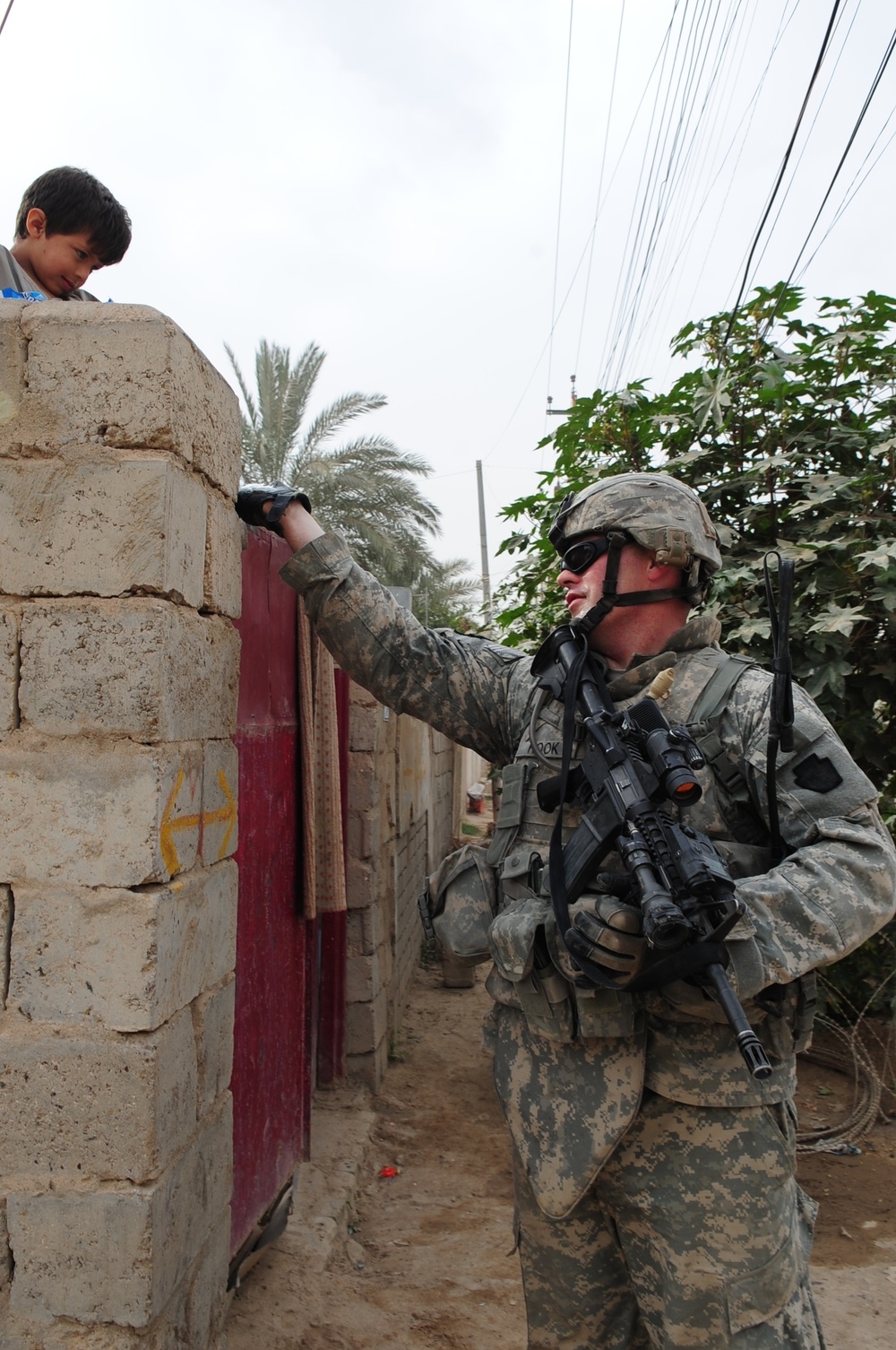 Patrol and fire station opening in Abu Ghraib