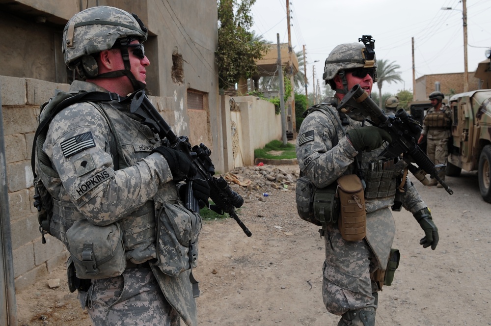 Patrol and fire station opening in Abu Ghraib