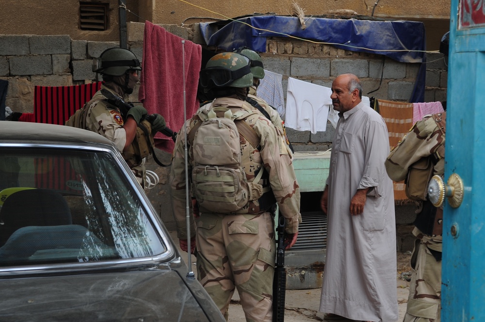 Patrol and fire station opening in Abu Ghraib