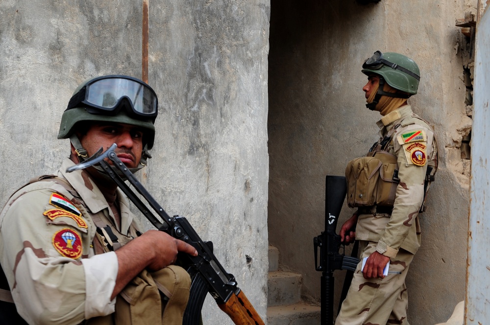 Patrol and fire station opening in Abu Ghraib