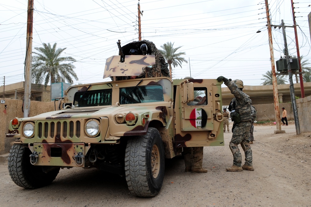 Patrol and fire station opening in Abu Ghraib