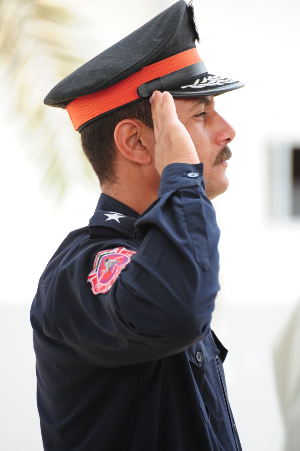 Patrol and fire station opening in Abu Ghraib