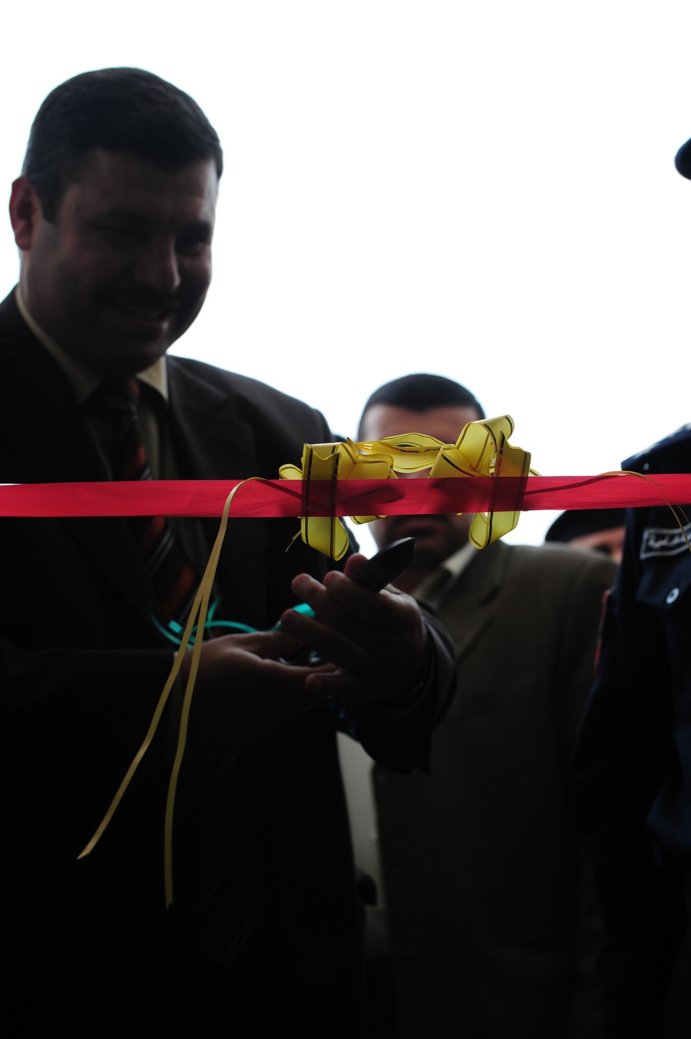 Patrol and fire station opening in Abu Ghraib